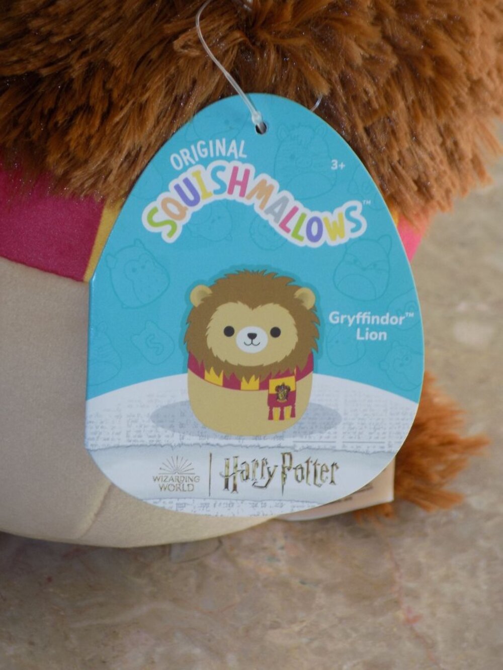 Squishmallows Plush 8" Harry Potter Gryffindor Lion Soft Stuffed Animal - Picture 3 of 4